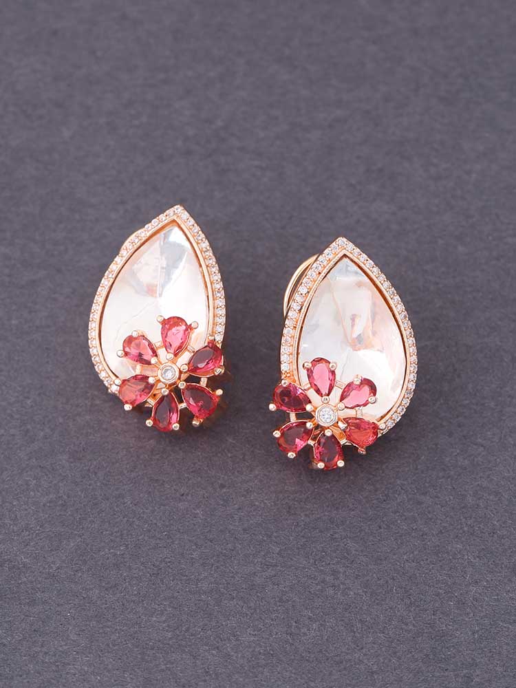 Ruby Catalina Zirconia Studs - EOSS - Image 2