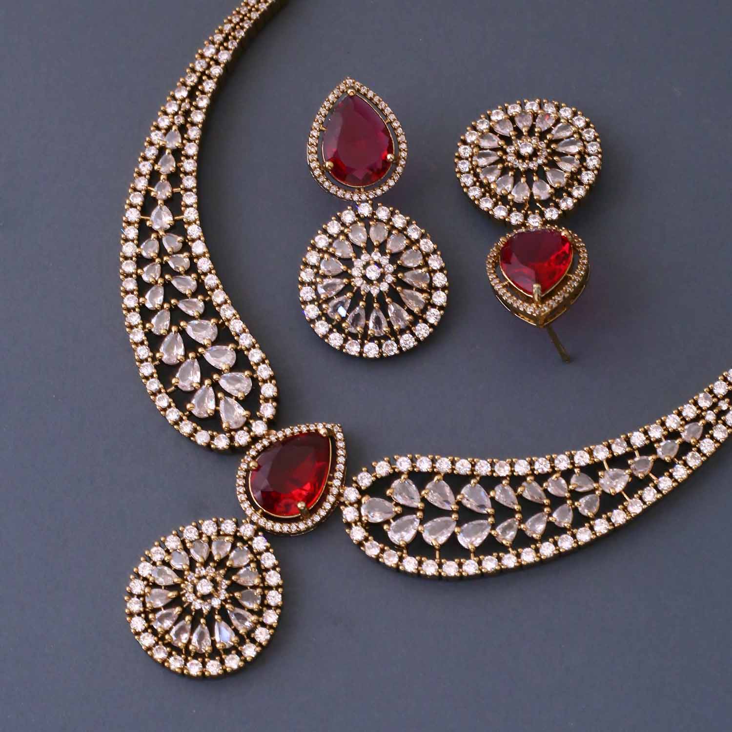 Ruby Edel Victorian Jewellery Set - New Arrival - Image 5