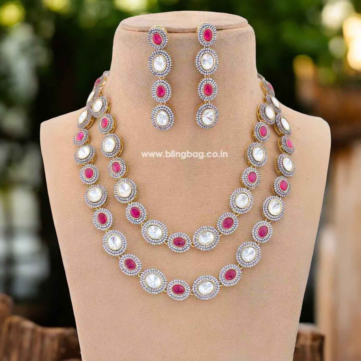 Ruby Hattie Zirconia Jewellery Set - EOSS - Image 3