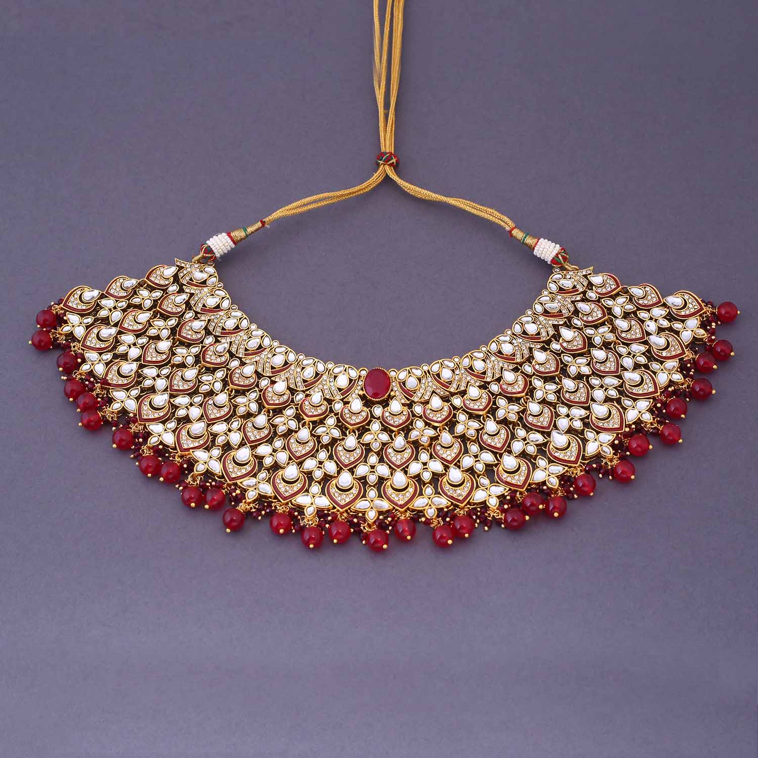 Ruby Ishaya Bridal Jewellery Set - Image 3