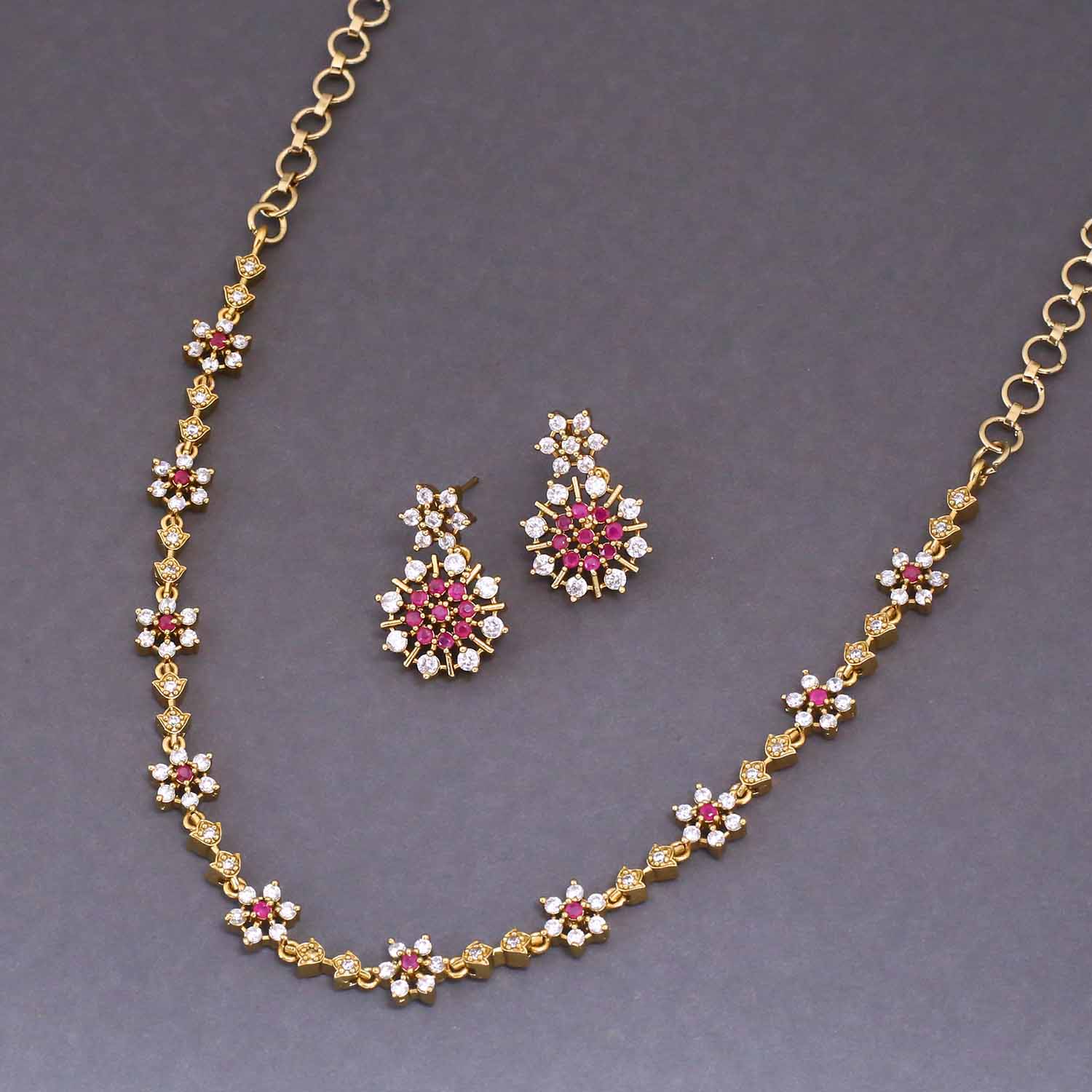 Ruby Maryam Victorian Jewellery Set - New Arrival - Image 5