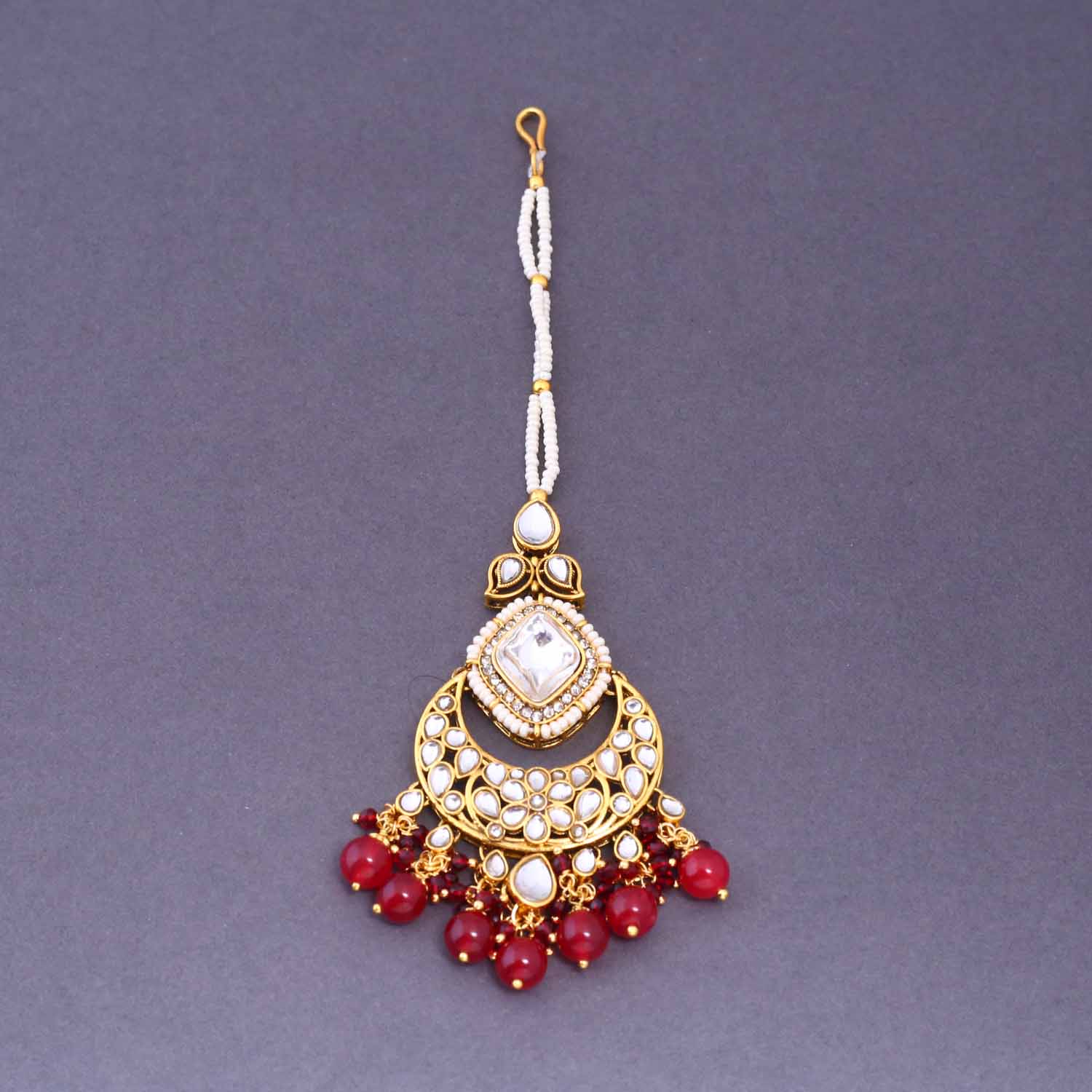 Ruby Nadiya Bridal Jewellery Set - Image 7