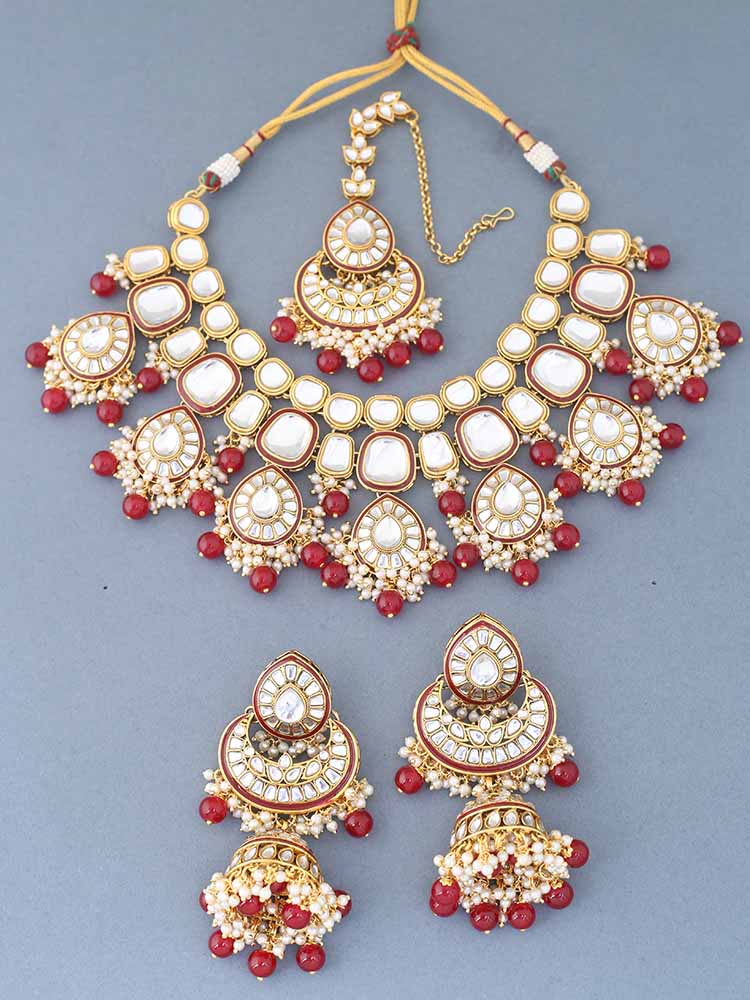 Ruby Paarul Jewellery Set - Image 3