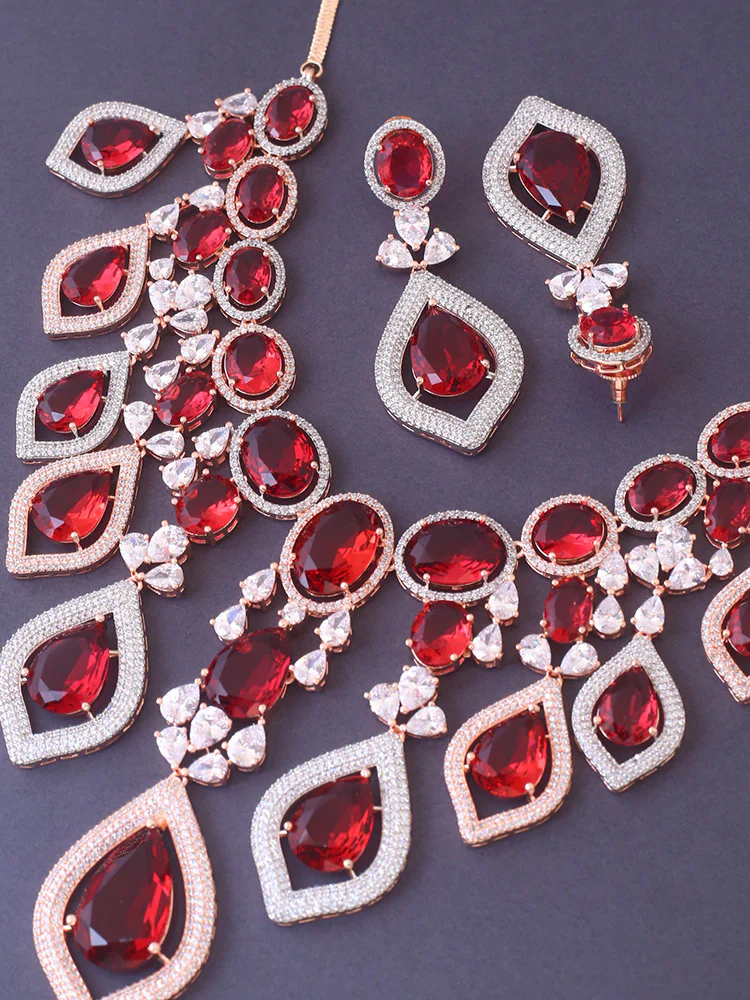 Rani Rohesia Zirconia Jewellery Set - Image 3