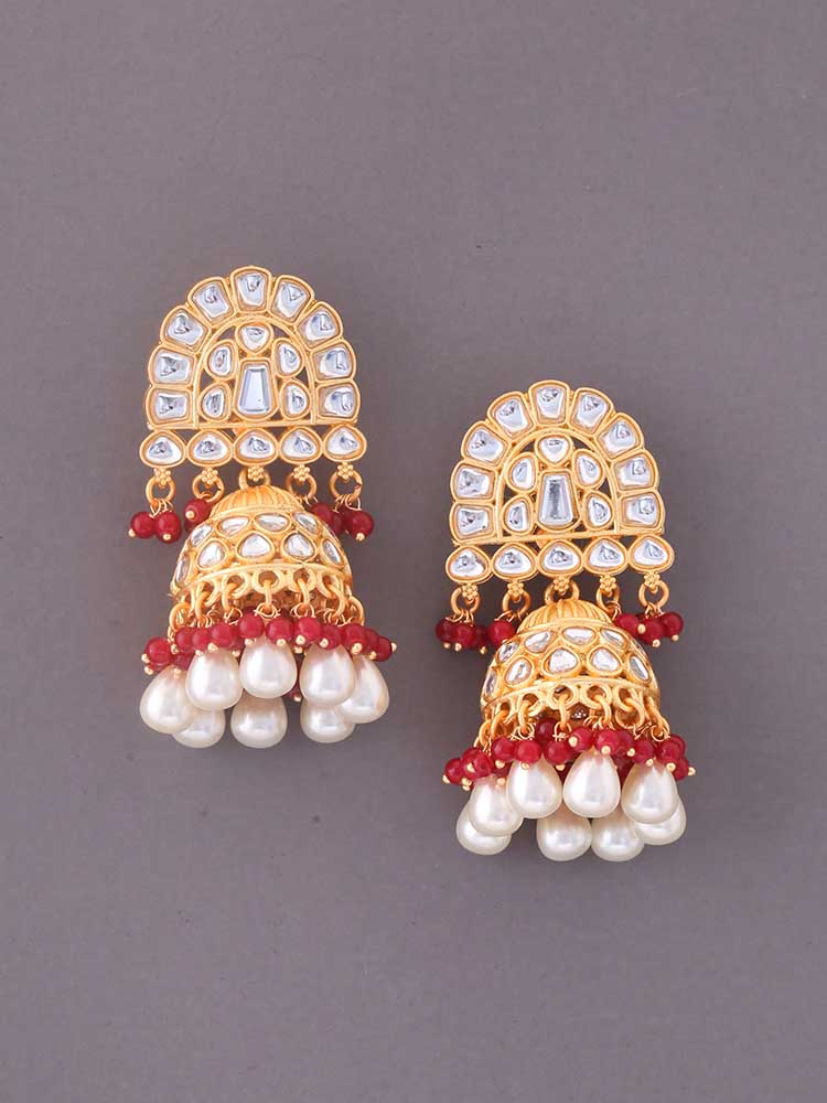 Ruby Romini Jhumkis - EOSS - Image 2