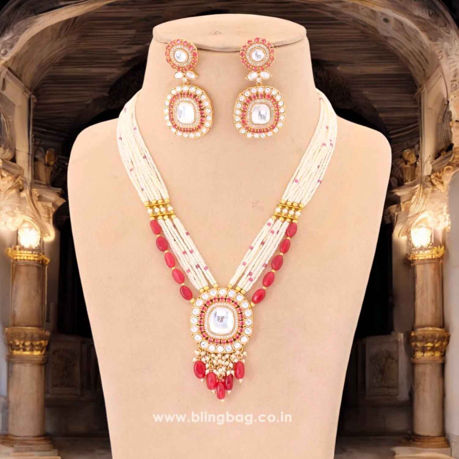Ruby Siddhiksha Jewellery Set - EOSS - Image 3