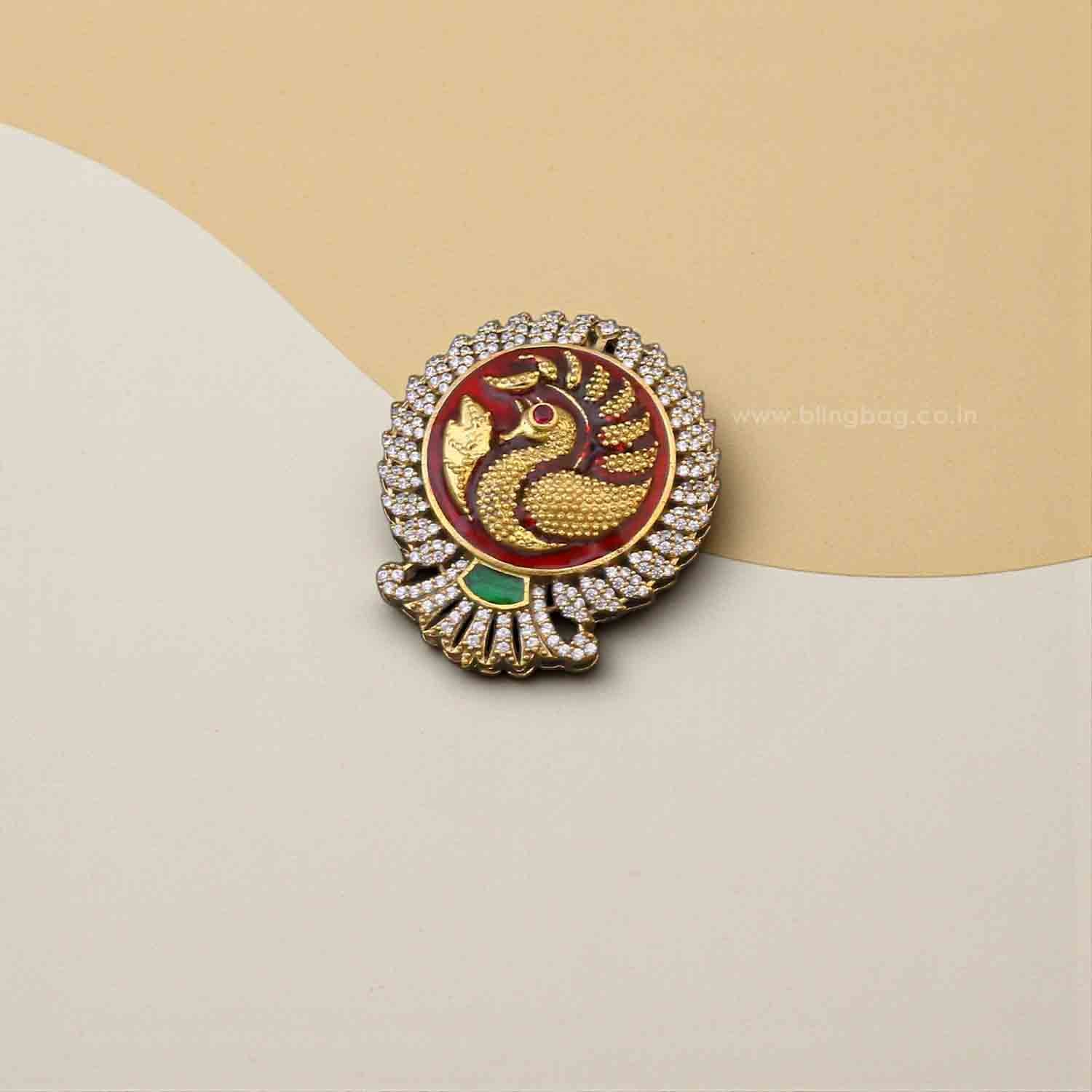 Ruby Swan Brooch - Image 2