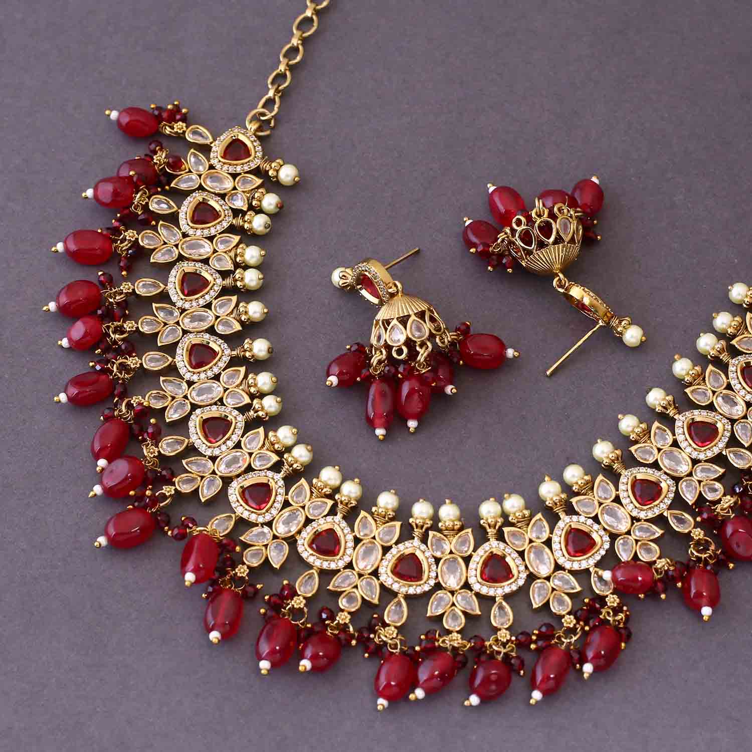 Ruby Zareh Victorian Jewellery Set - New Arrival - Image 4