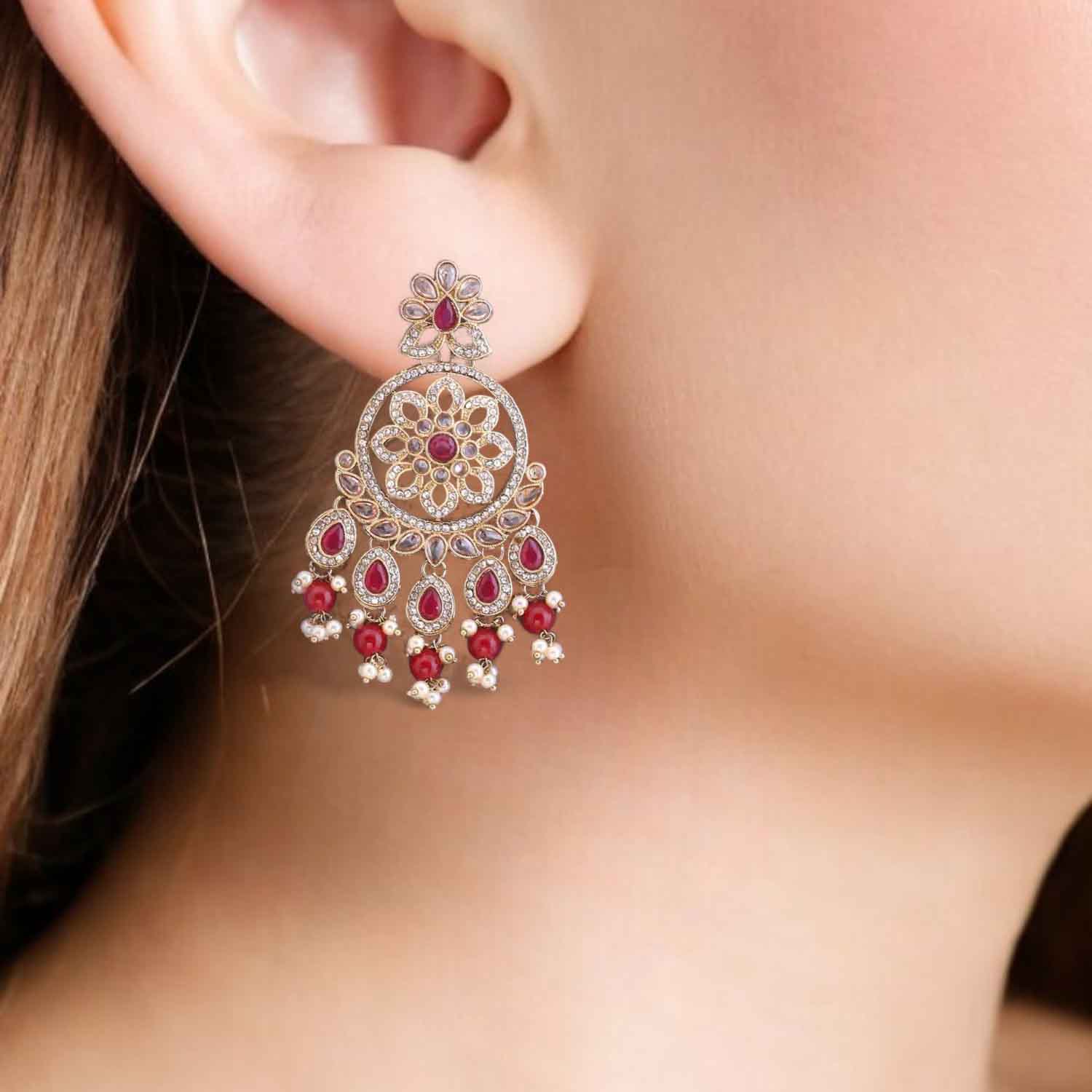 Ruby Zivah Chandbalis - Image 2
