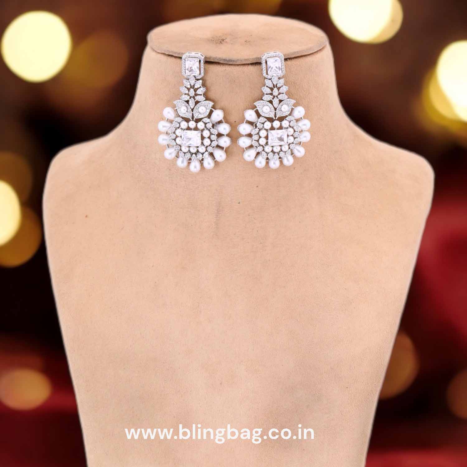 Silver Adalee Zirconia Jewellery Set - Image 3
