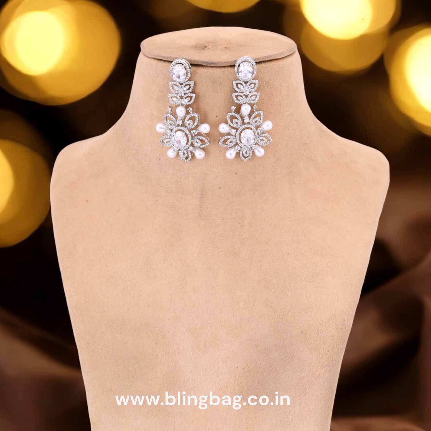 Silver Bethaye Zirconia Jewellery Set - Image 3
