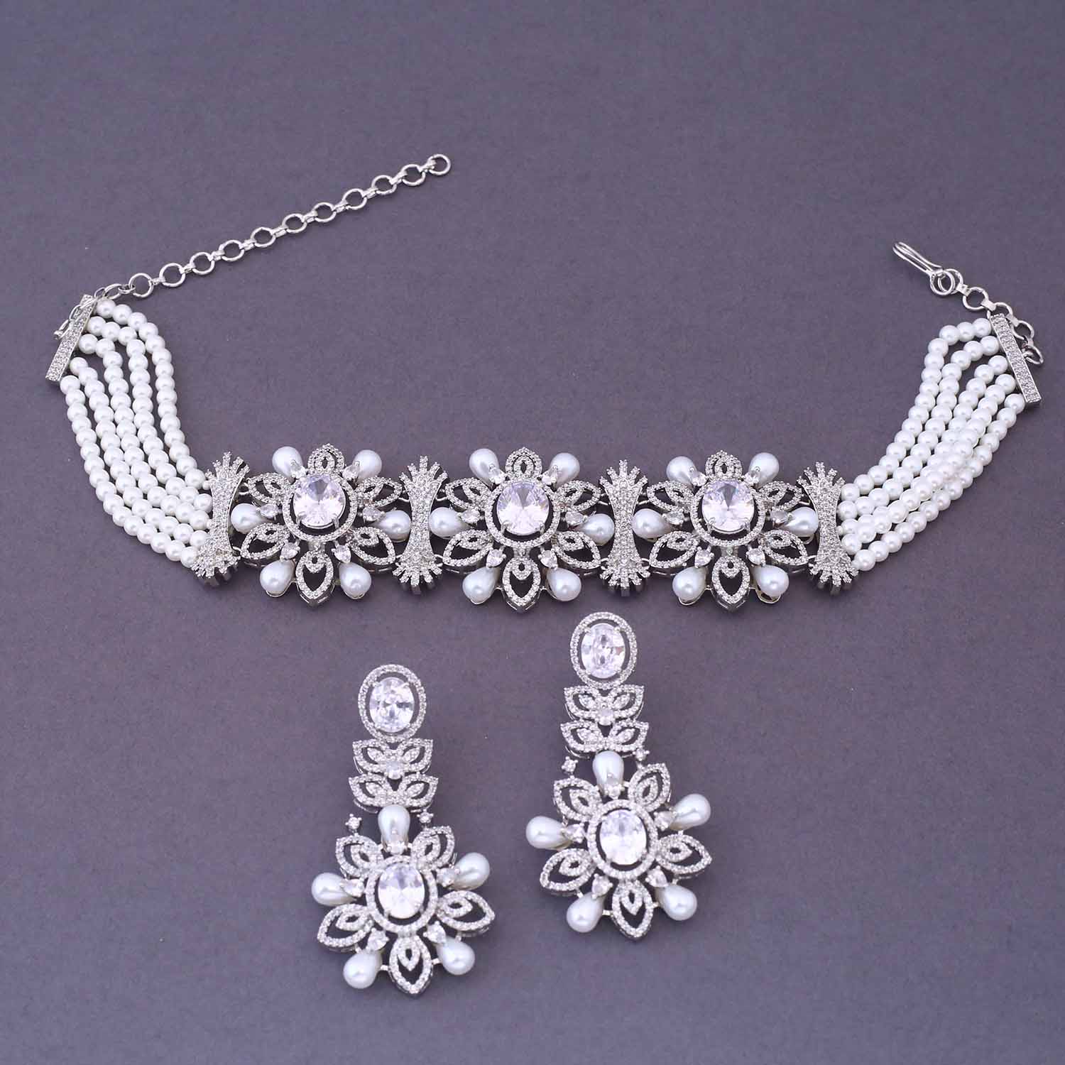 Silver Bethaye Zirconia Jewellery Set - Image 4