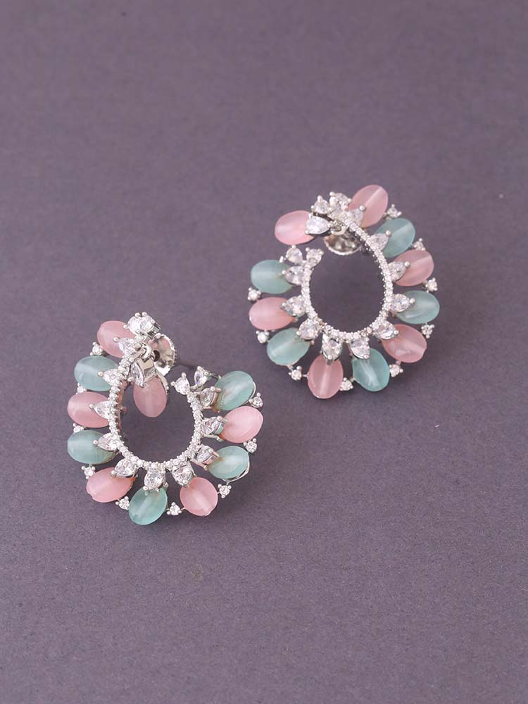 Multicolor Karin Zirconia Studs - Image 2