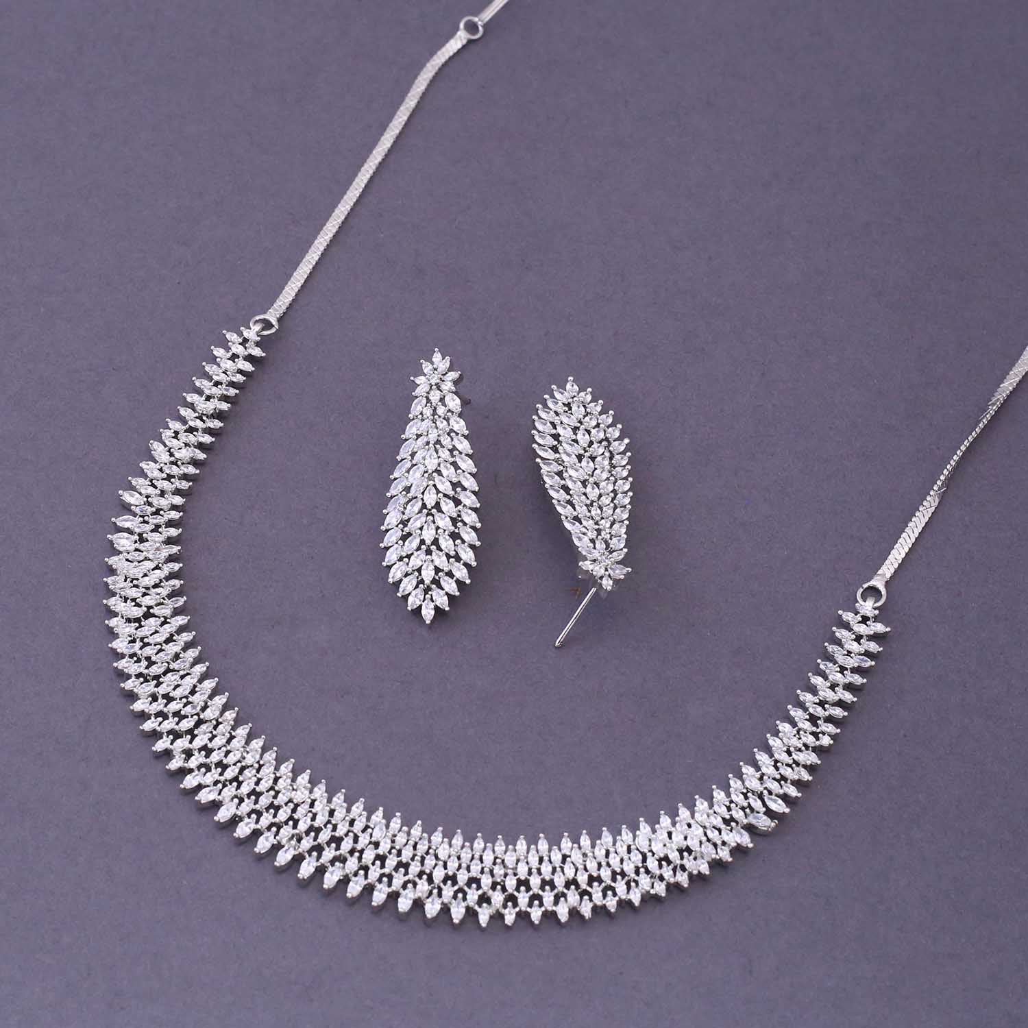 Silver Ellen Zirconia Jewellery Set - Image 4