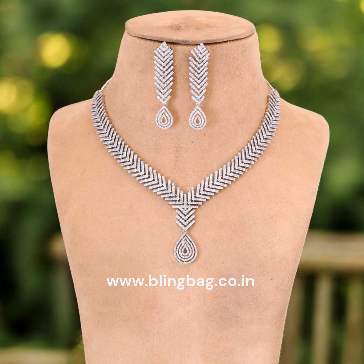 Silver Felicia Zirconia Jewellery Set - Image 2
