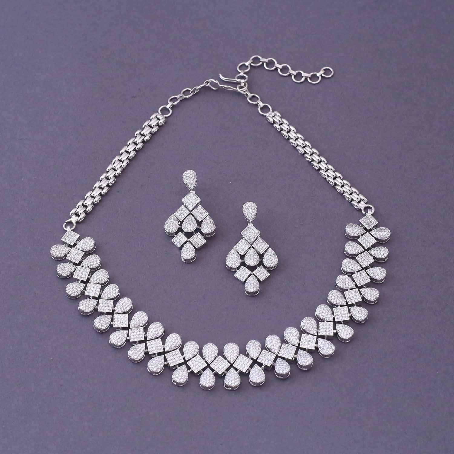 Silver Freuma Zirconia Jewellery Set - Image 3