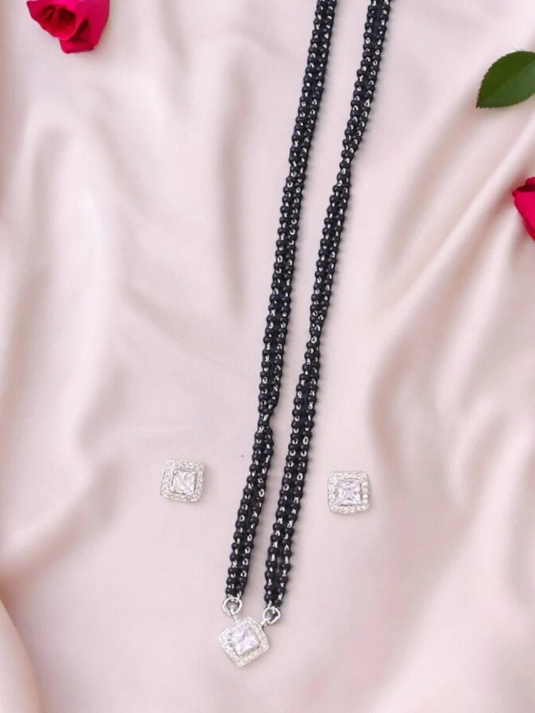 Silver Kes Mangalsutra Set - Image 2