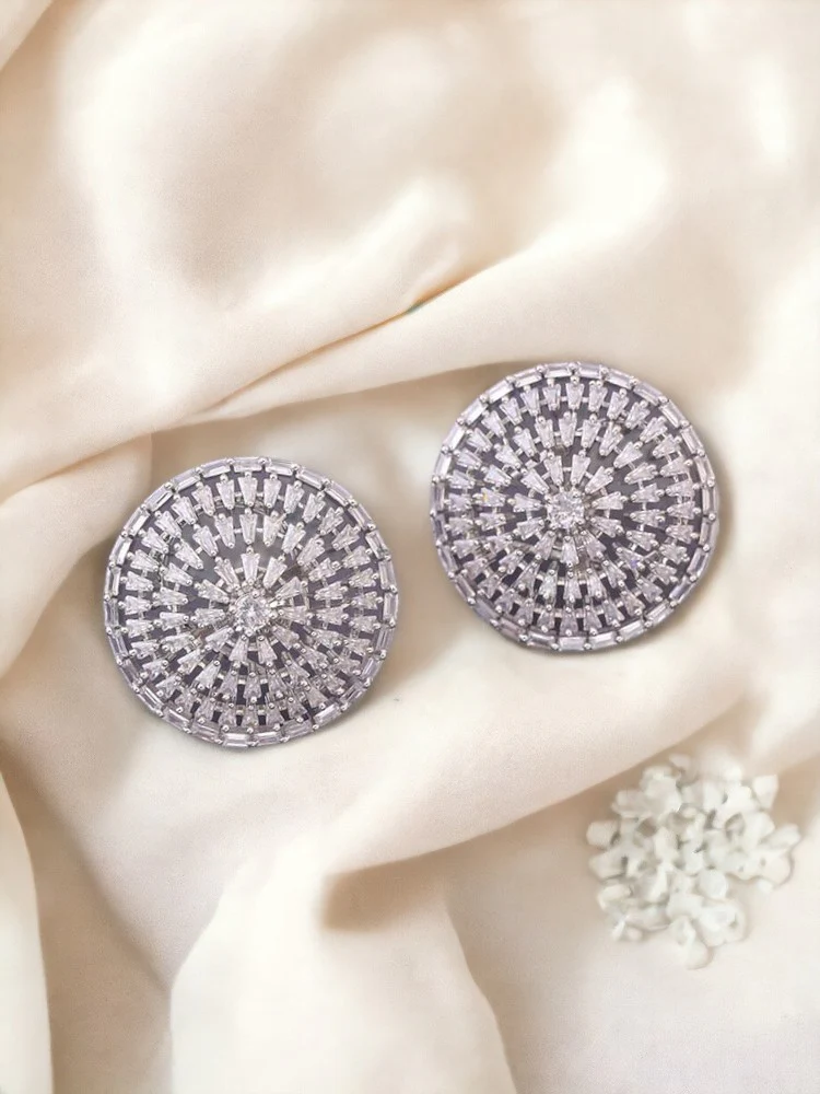Silver Kjersti Zirconia Studs