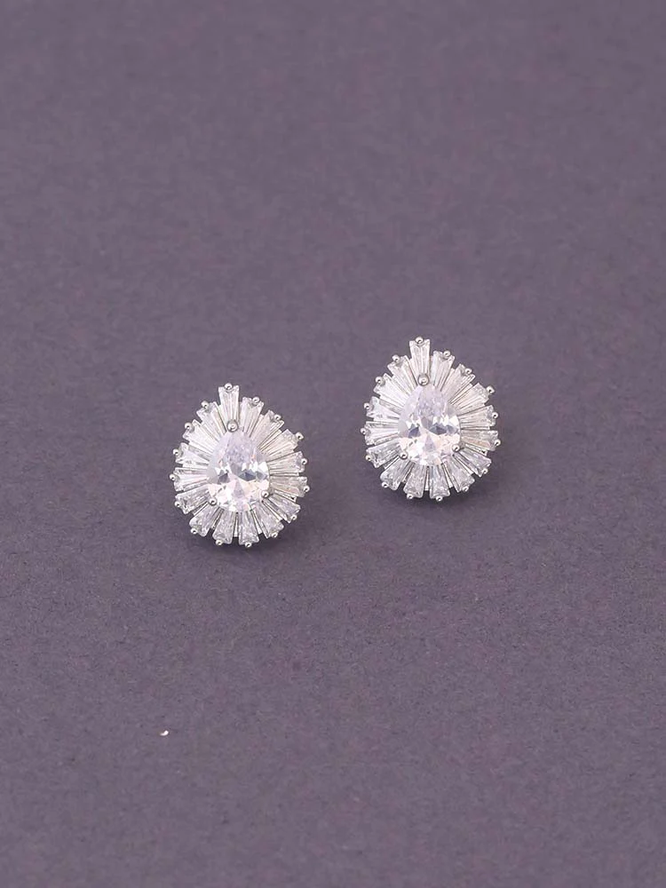 Silver Lark Zirconia Studs - Image 3