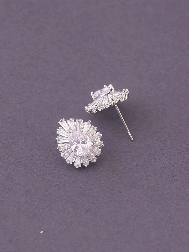 Silver Lark Zirconia Studs - Image 4