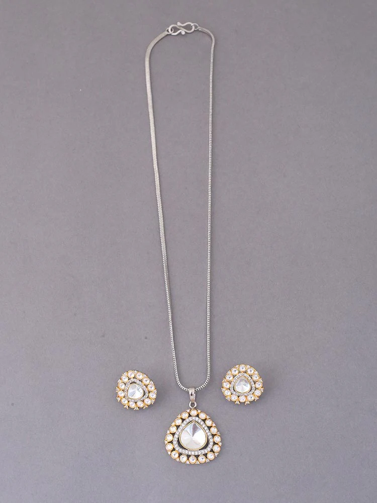 Silver Latika Pendant Set - Image 3