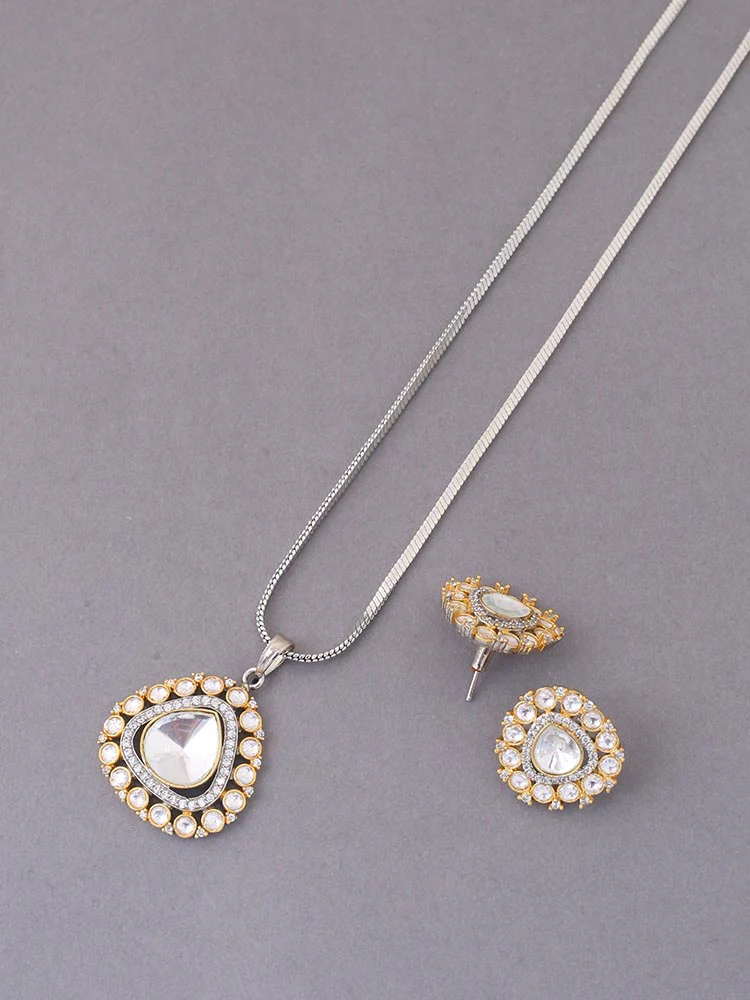 Silver Latika Pendant Set - Image 4