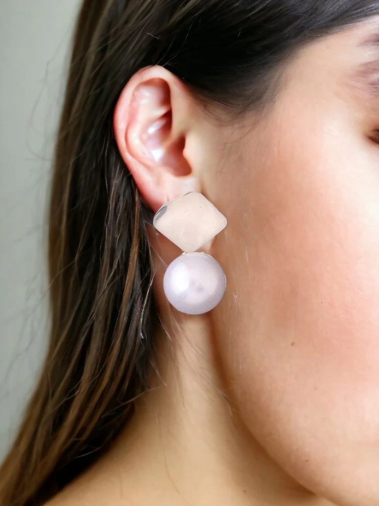 Ivory Orinoco Danglers - Image 2