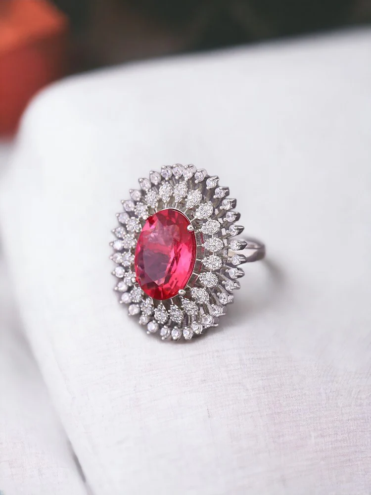 Silver Rani Sylvie Zirconia Ring