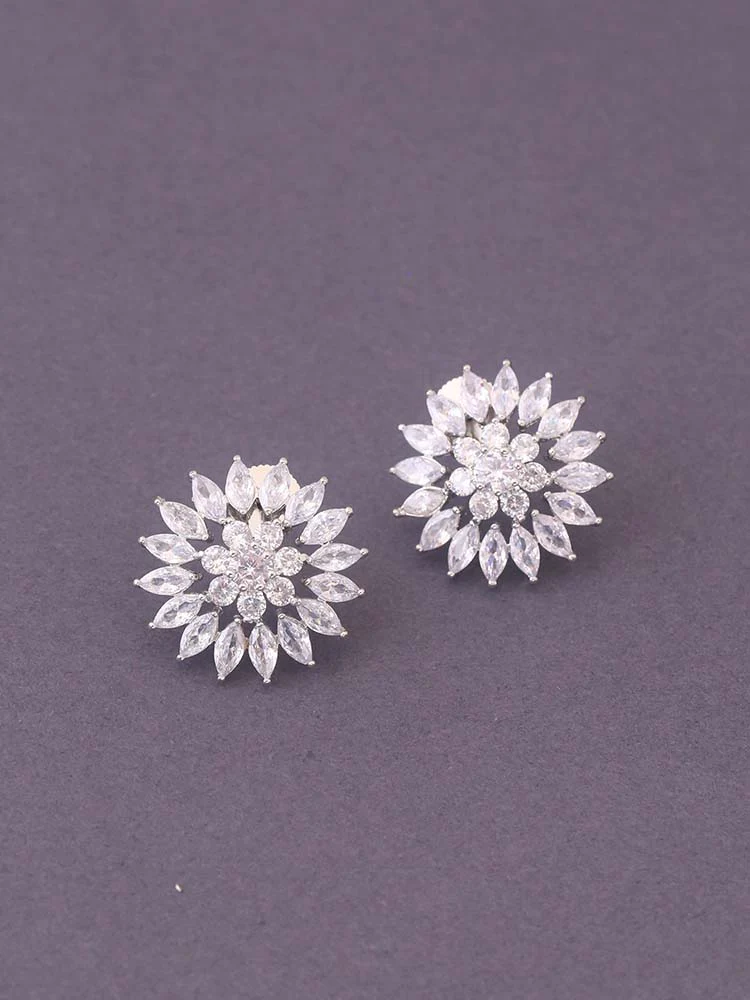Silver Rigmor Zirconia Studs - Image 3