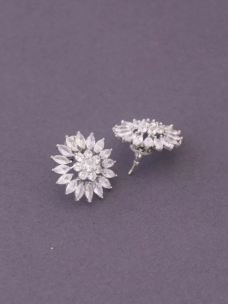 Silver Rigmor Zirconia Studs - Image 4