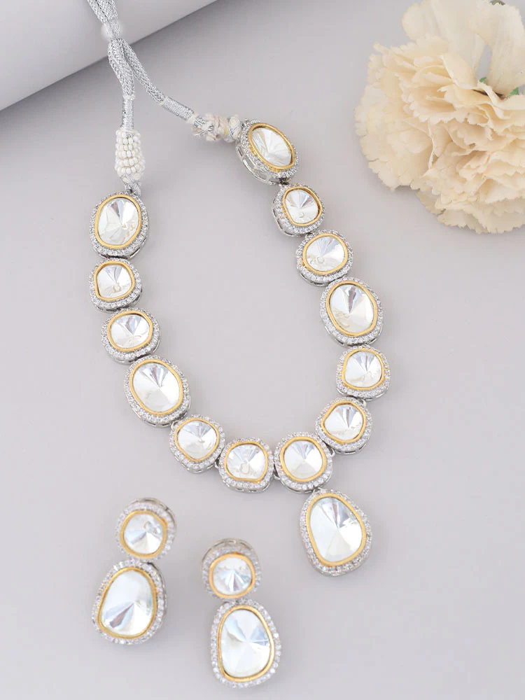 Silver Ritika Jewellery Set - Image 2