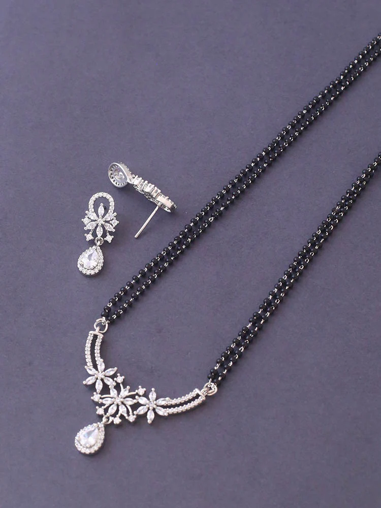 Silver Shudika Mangalsutra Set - Image 4