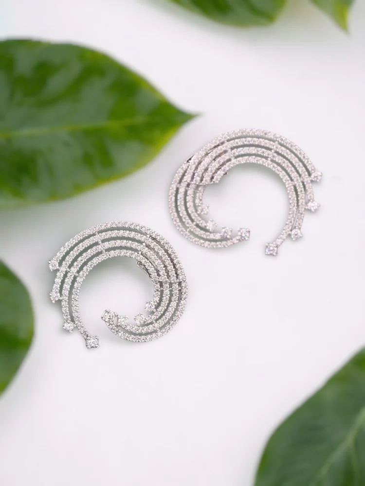 Silver Sylvi Zirconia Studs