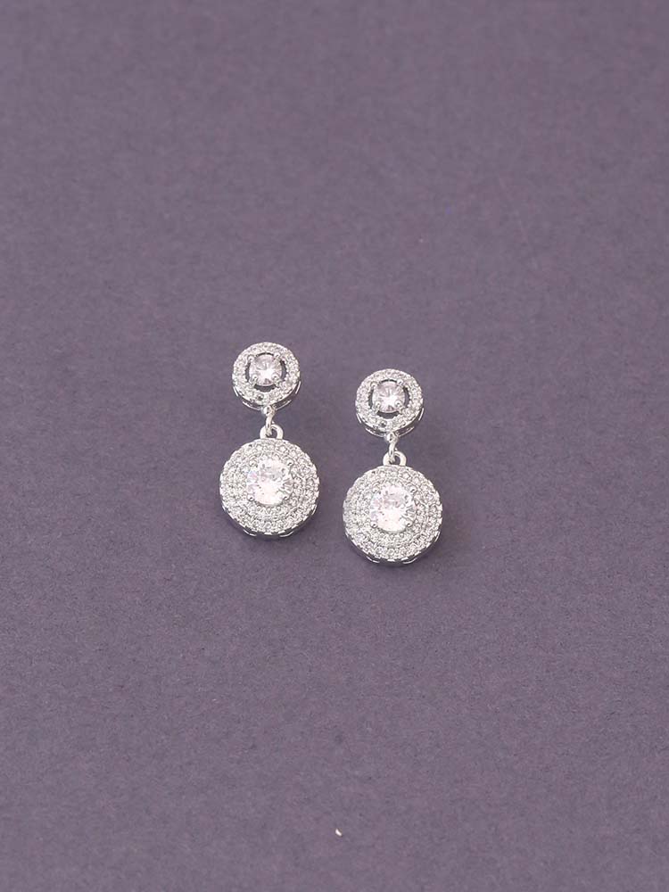 Silver Torild Zirconia Studs - Image 3