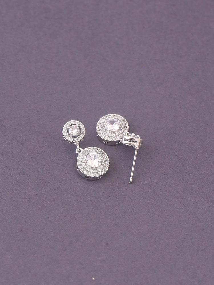 Silver Torild Zirconia Studs - Image 4