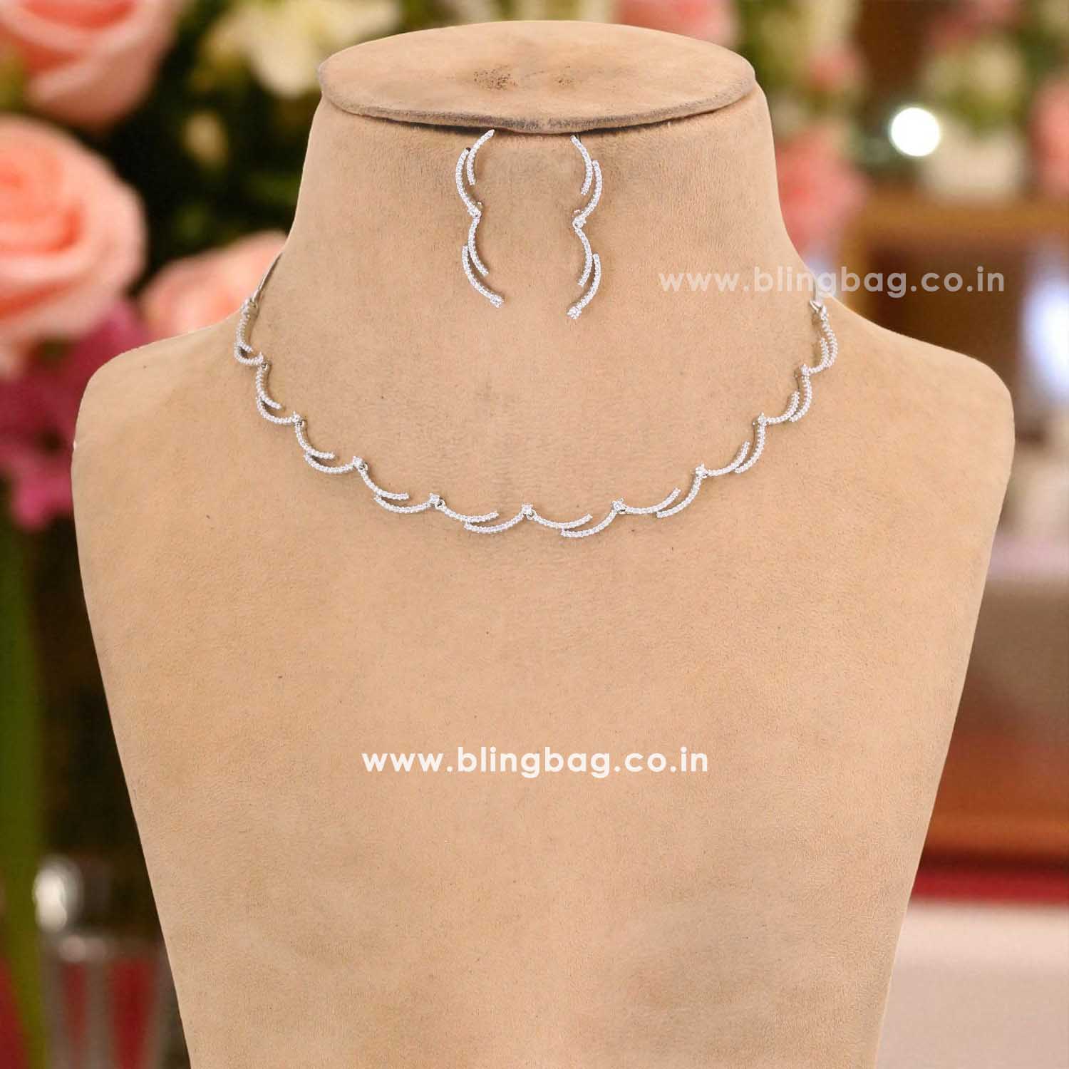 Silver Vienna Zirconia Jewellery Set - Image 3