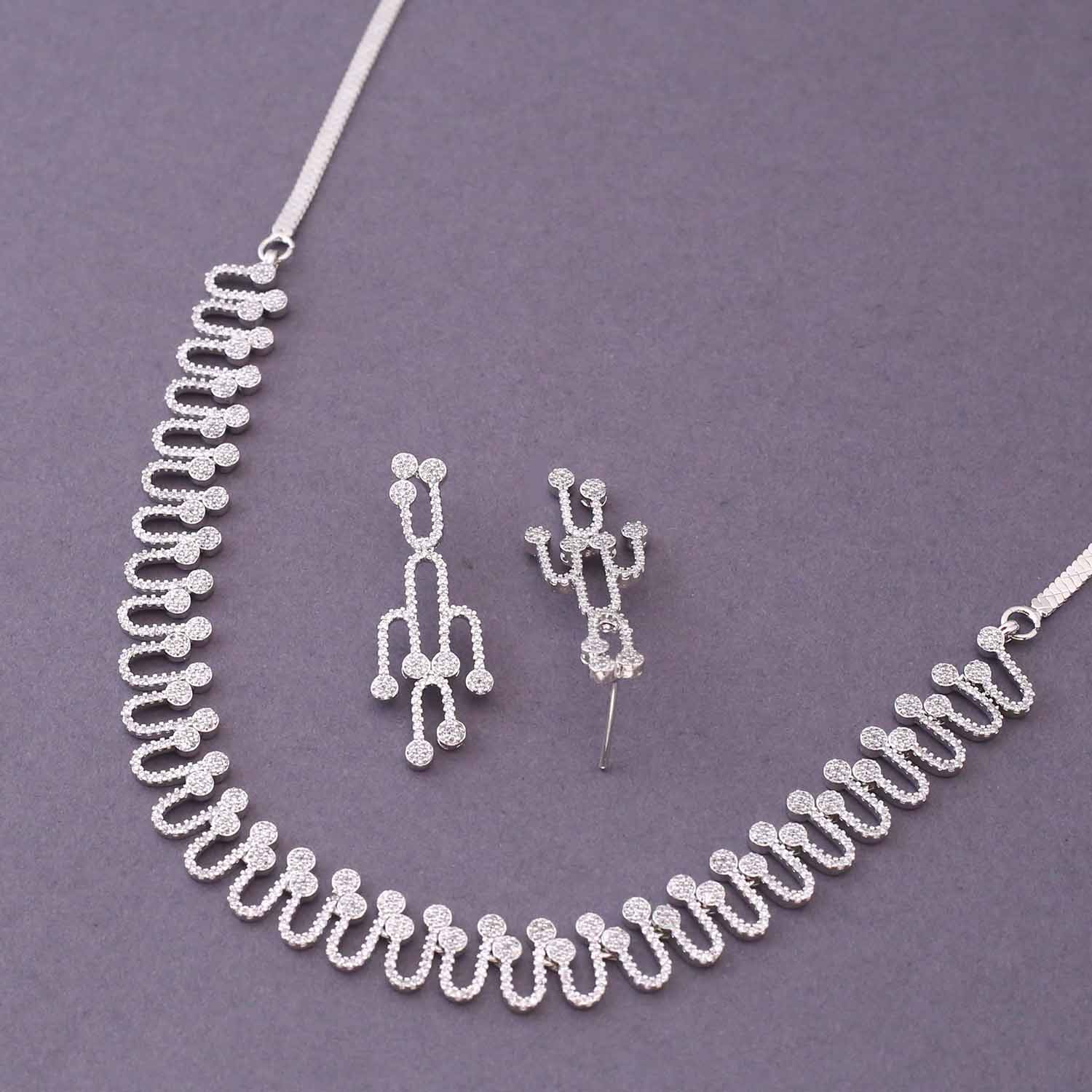 Silver Wilda Zirconia Jewellery Set - Image 4
