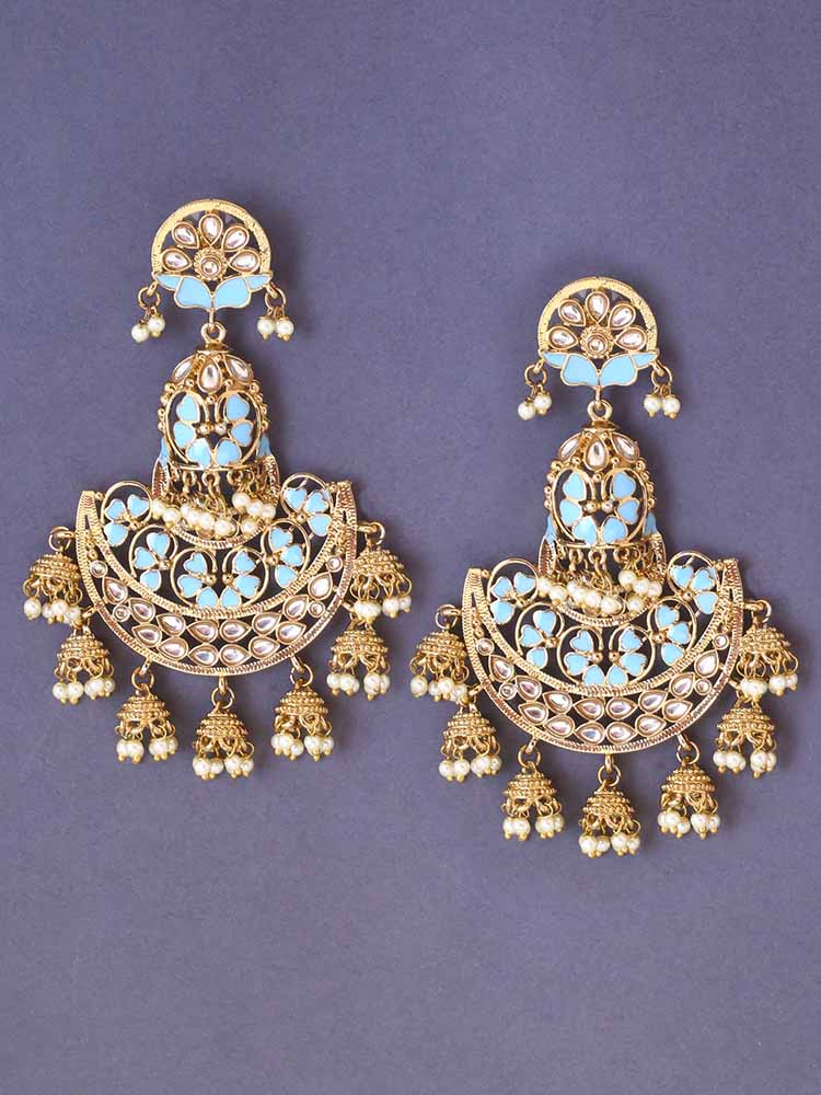 Sky Gharara Jhumkis - Image 2