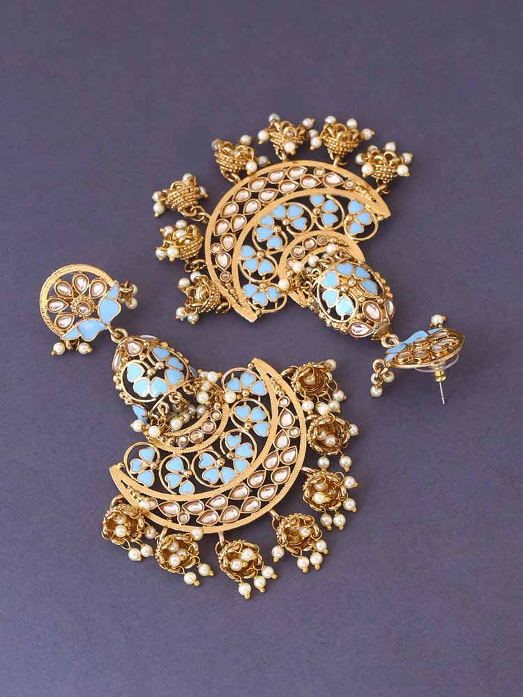 Sky Gharara Jhumkis - Image 3