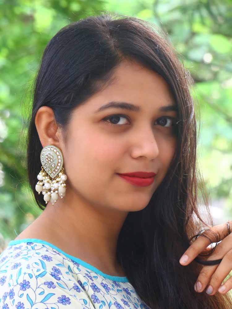 Smoke Charmi Dangler Earrings - Image 2