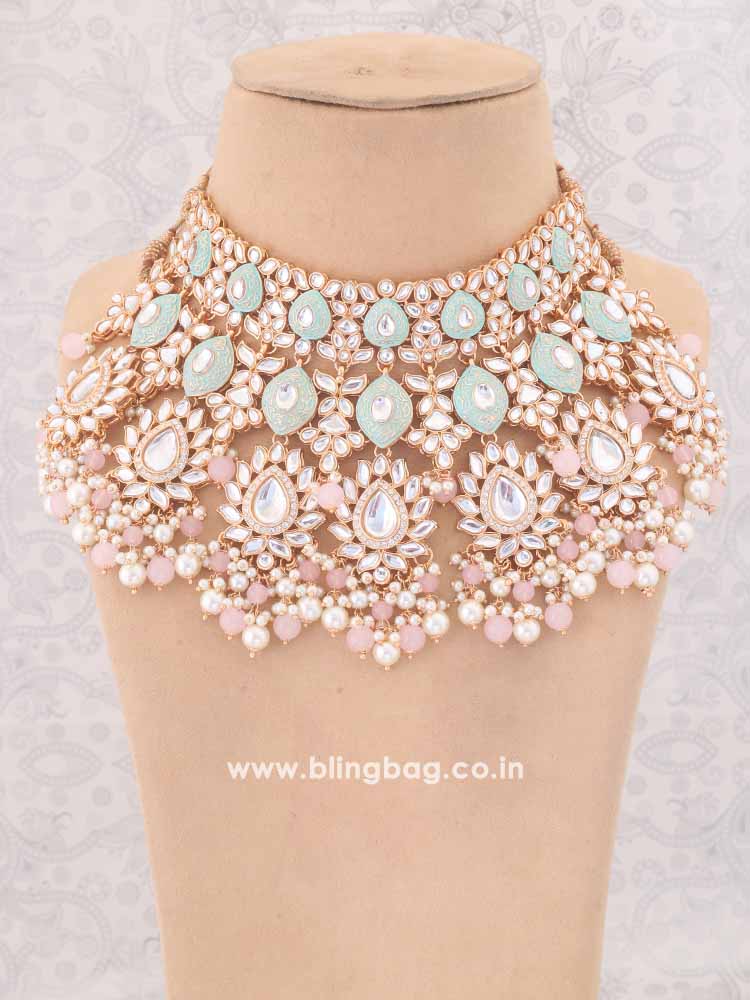 Turquoise Jayshri Jewellery Set - Image 2