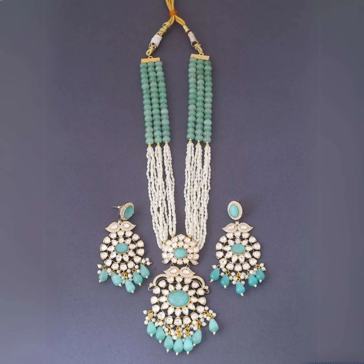 Mint Aakanksha Jewellery Set - Image 3