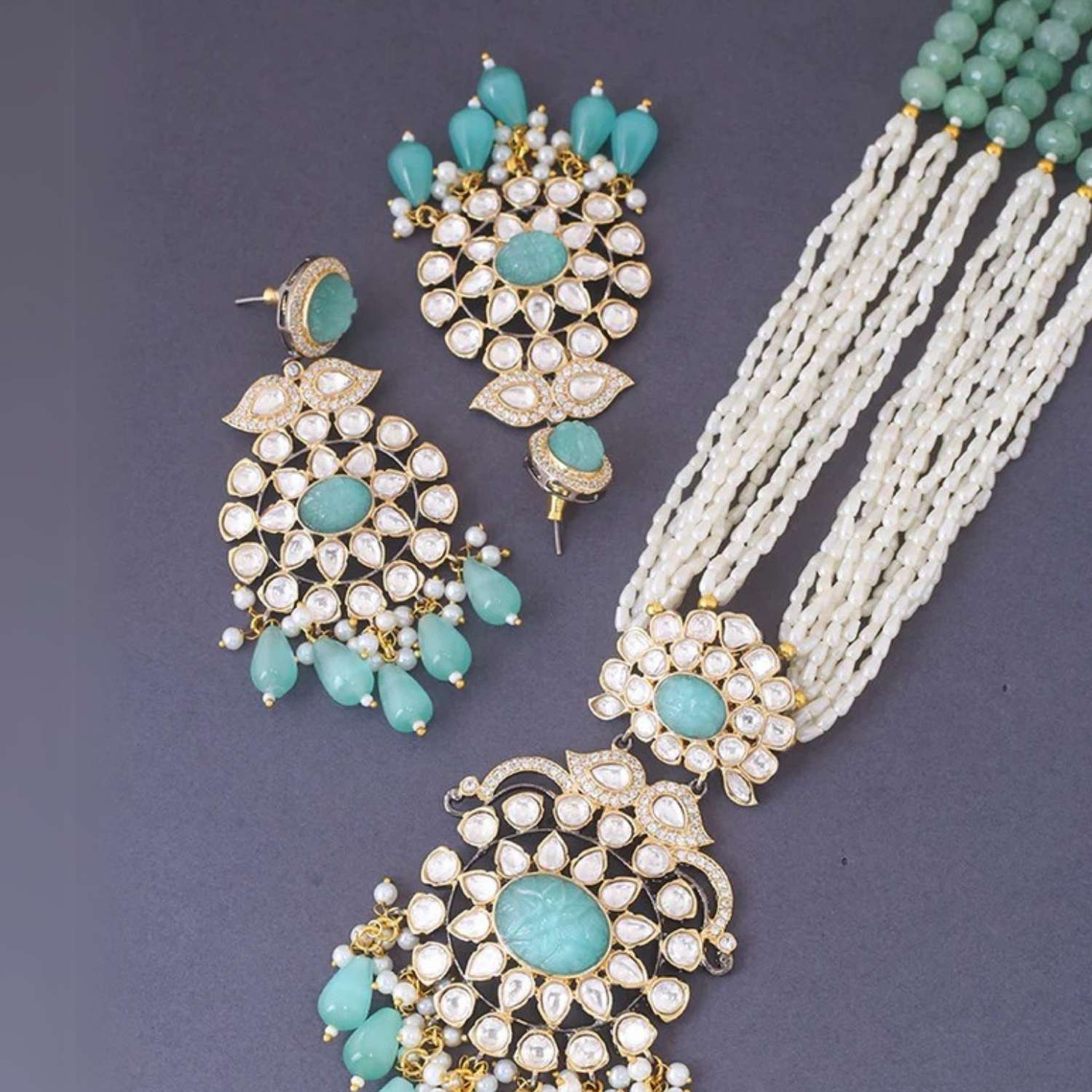 Mint Aakanksha Jewellery Set - Image 4