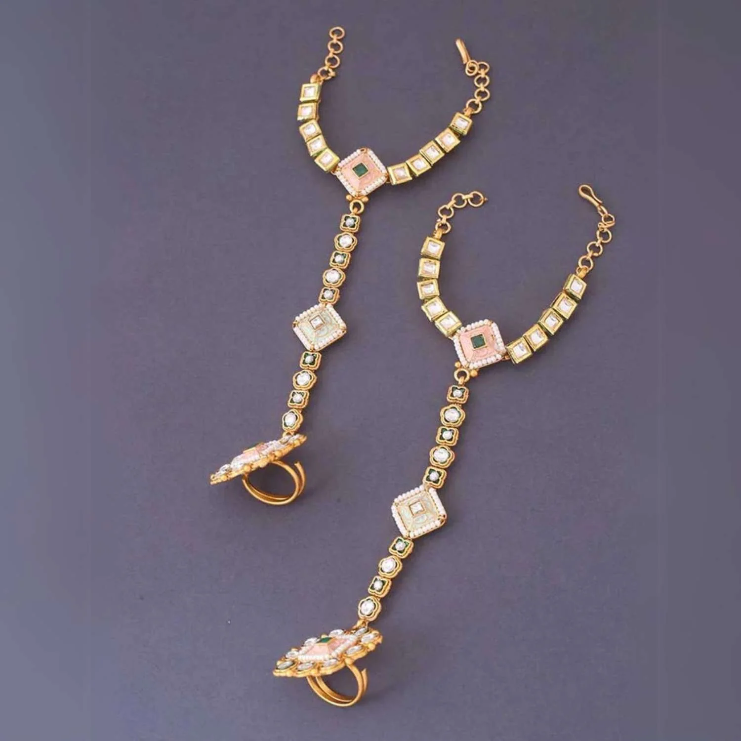 Turquoise Abhikhya Bridal Jewellery Set - Image 6