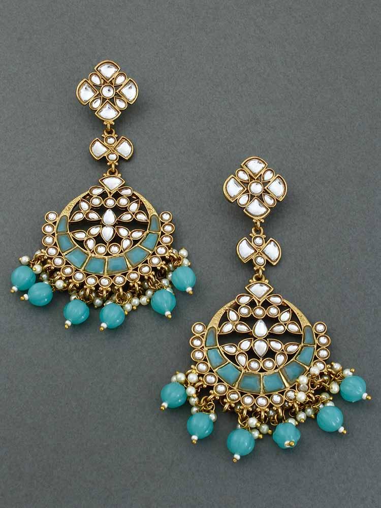 Turquoise Anvi Chandbalis - Image 3