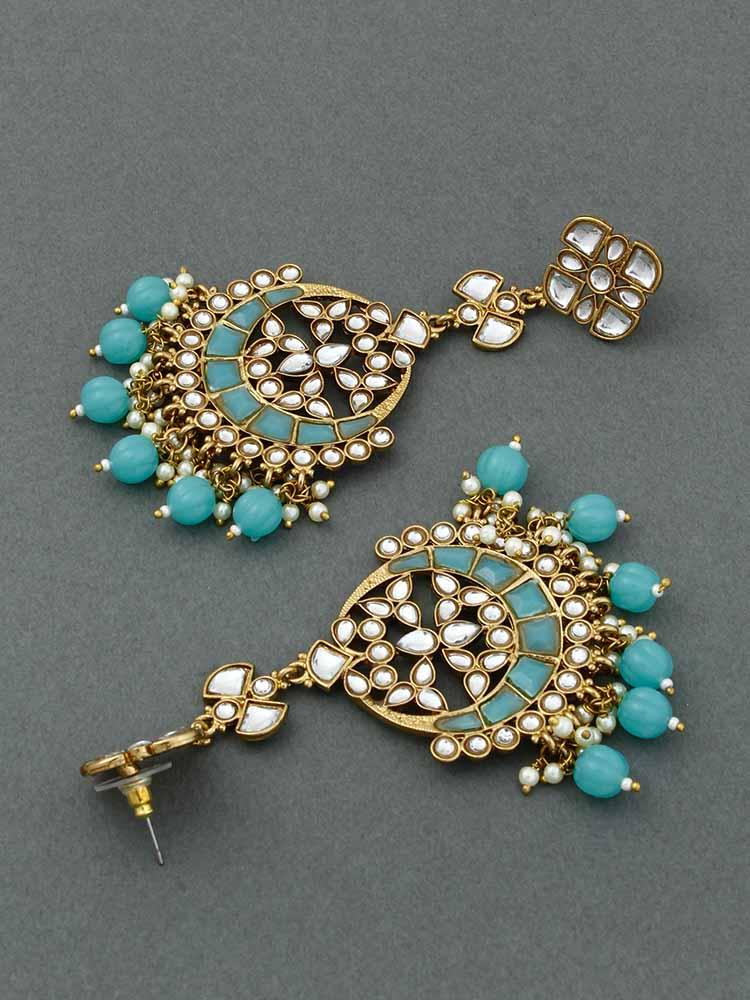 Turquoise Anvi Chandbalis - Image 4