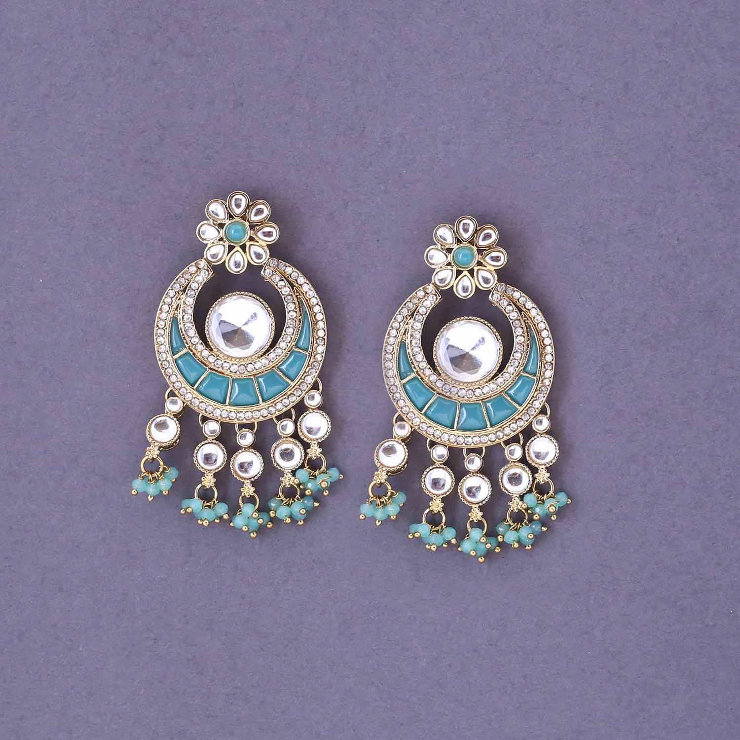 Turquoise Nitaia Chandbalis - Image 3