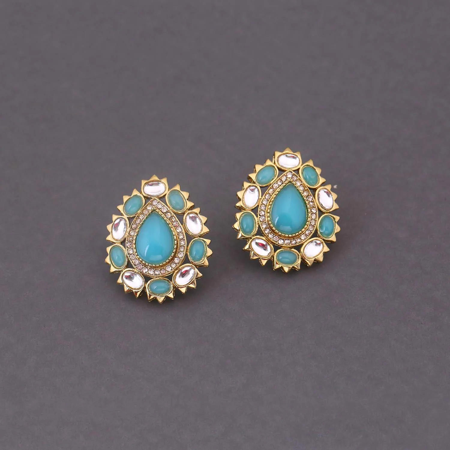 Turquoise Nishuja Studs - Image 2