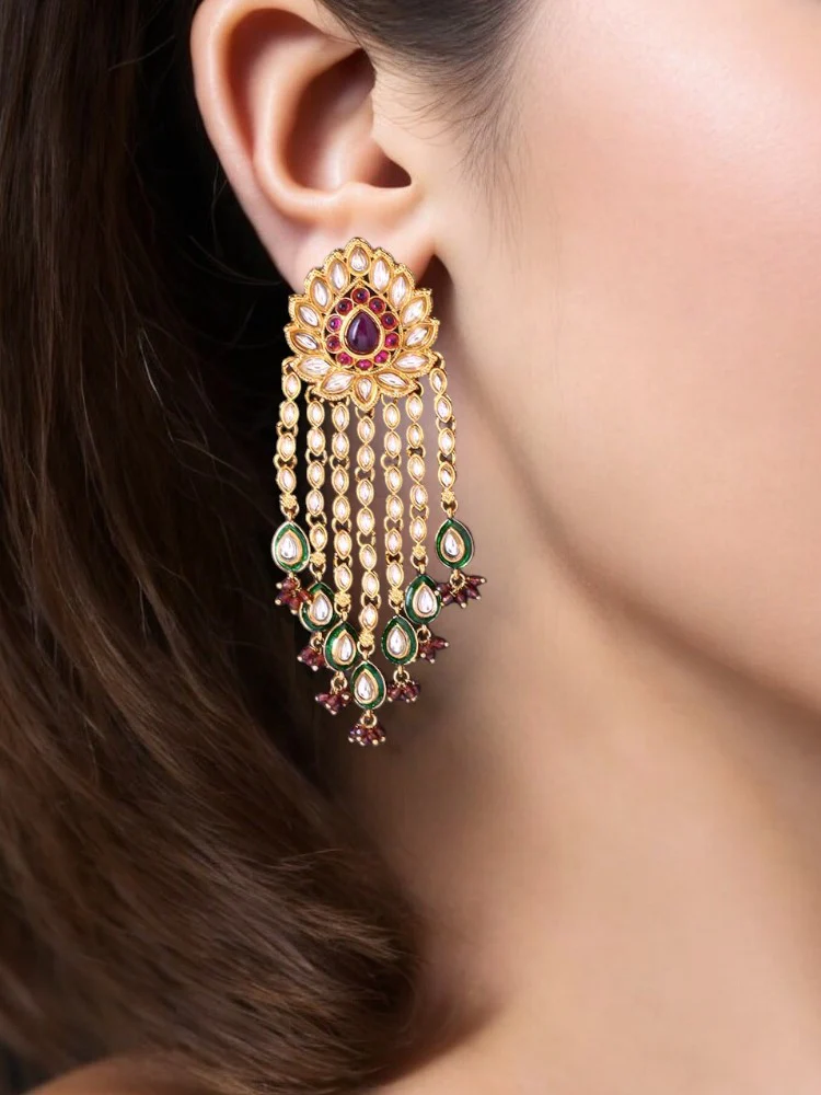 Wine Aadvika Tassels - Image 2