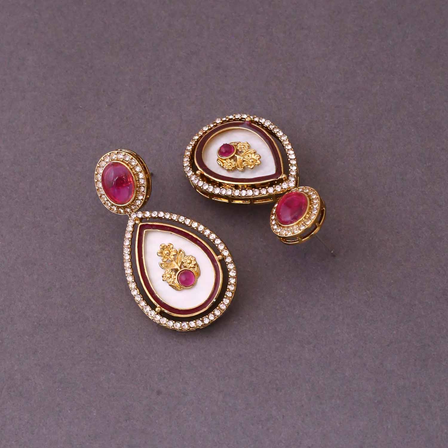 Wine Pritika Danglers - Image 4